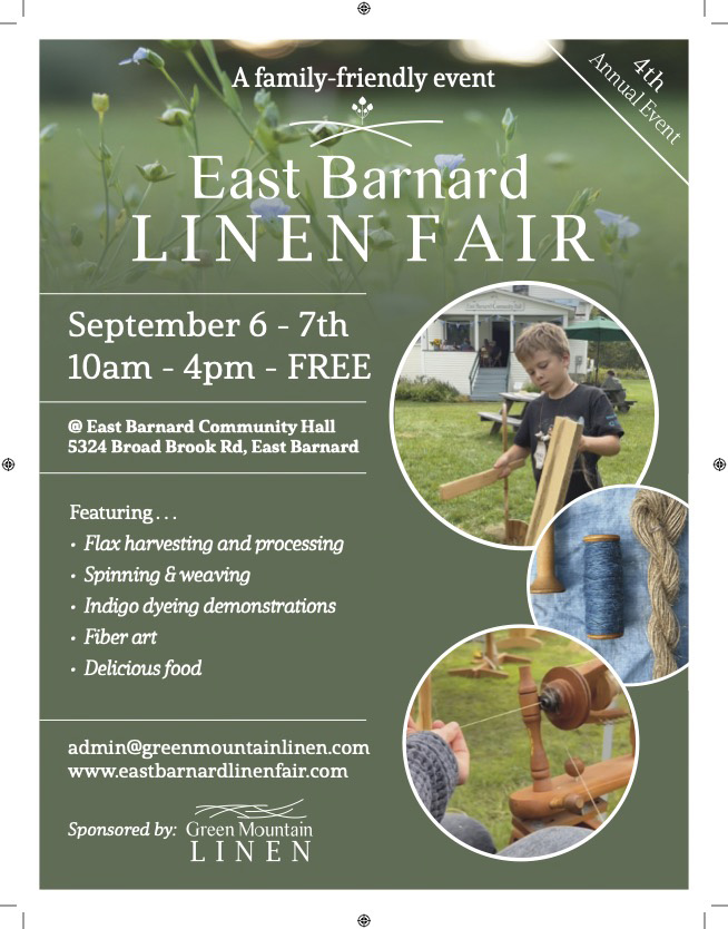 East Barnard, VT linen fair