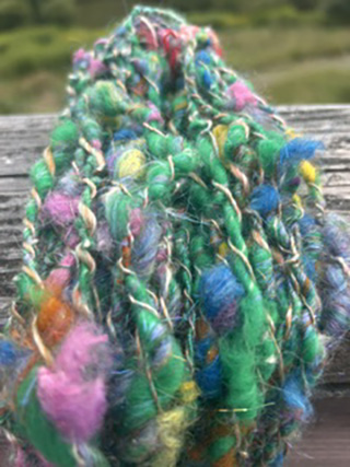 Learn to spin textured yarns with Ellen Minard
