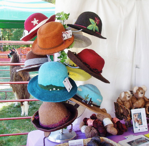 Wet felted hat class with Jan Stuart - Local Fiber VT